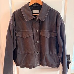 Everlane Charcoal Women's Bomber Jacket